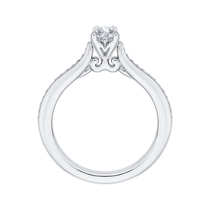 Diamond Engagement Ring in 14K White Gold