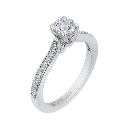 Diamond Engagement Ring in 14K White Gold