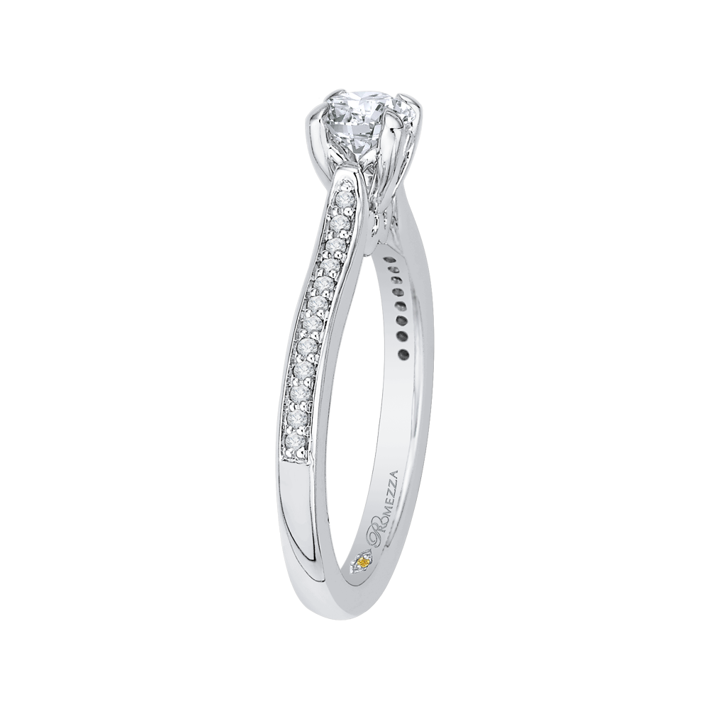 Diamond Engagement Ring in 14K White Gold