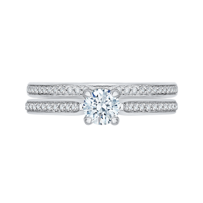 Diamond Engagement Ring in 14K White Gold