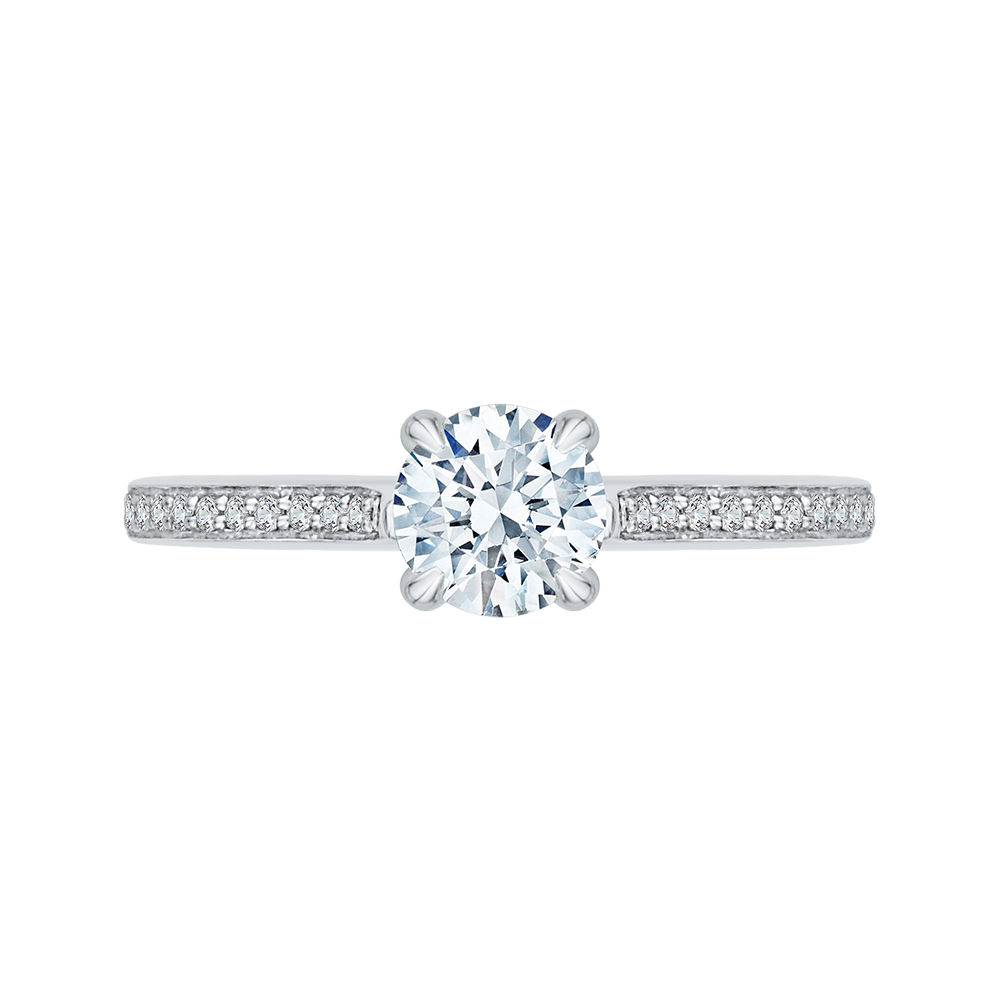 Diamond Engagement Ring in 14K White Gold