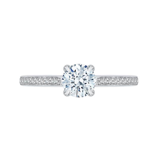 Diamond Engagement Ring in 14K White Gold