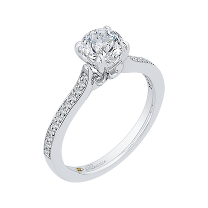 Diamond Engagement Ring in 14K White Gold