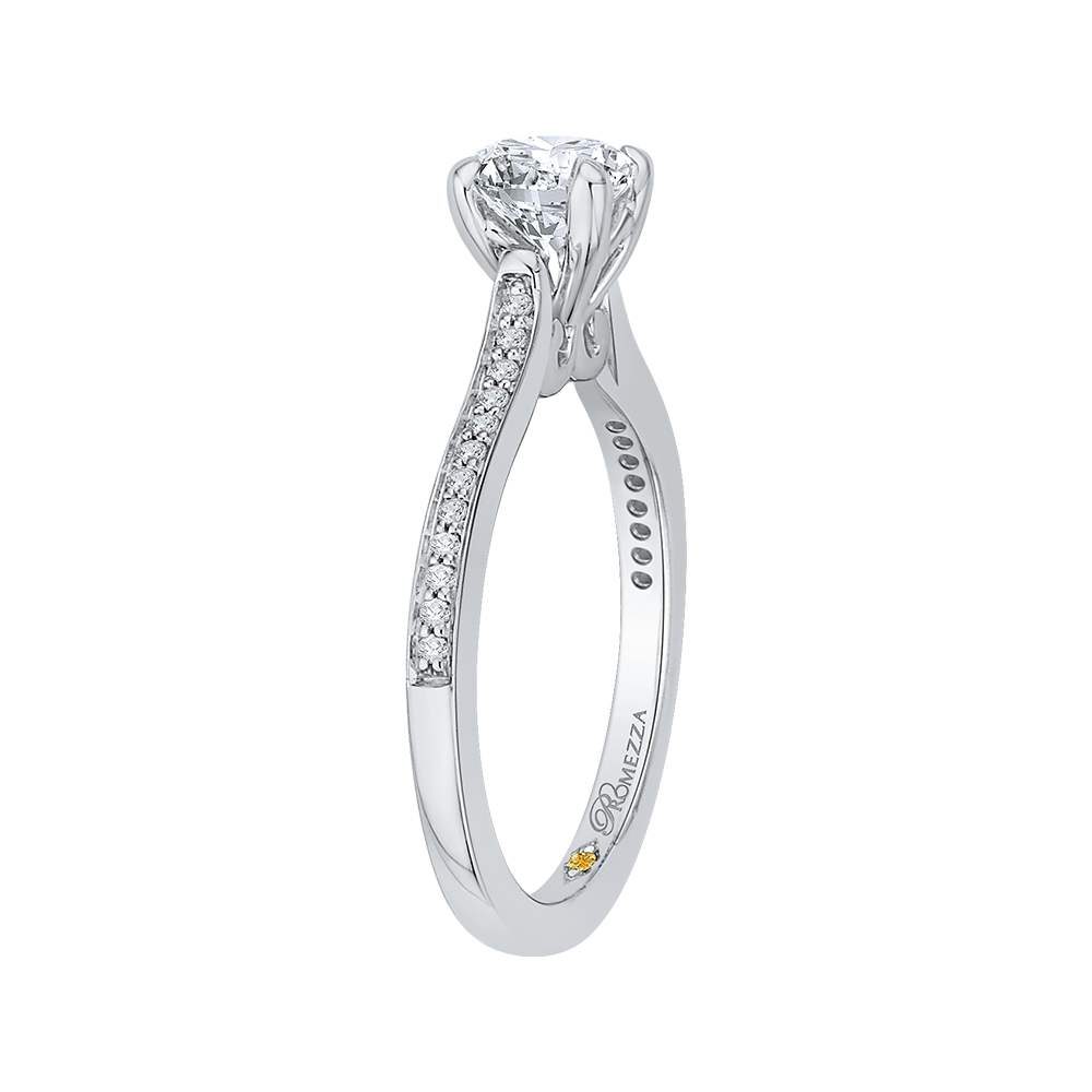 Diamond Engagement Ring in 14K White Gold