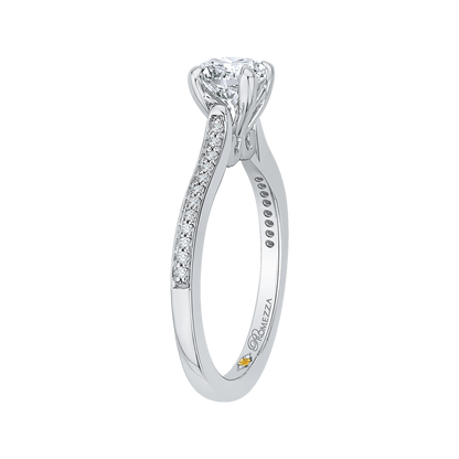 Diamond Engagement Ring in 14K White Gold