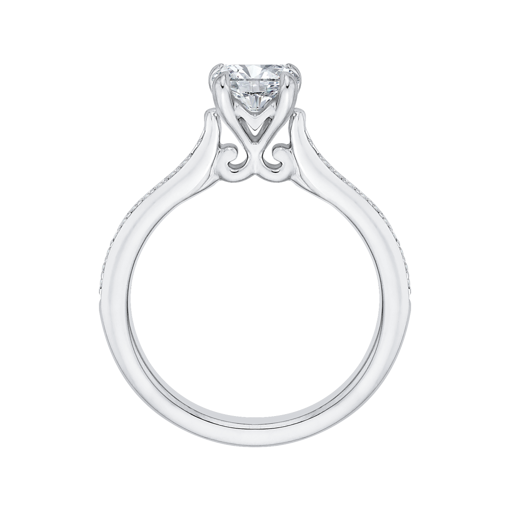 Diamond Engagement Ring in 14K White Gold