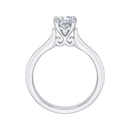 Diamond Engagement Ring in 14K White Gold