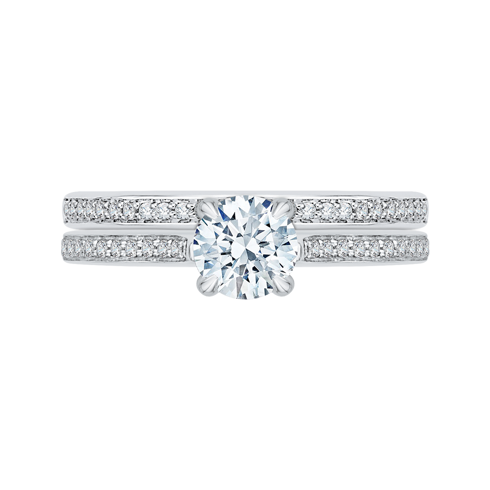 Diamond Engagement Ring in 14K White Gold