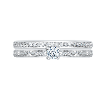 Diamond Engagement Ring in 14K White Gold