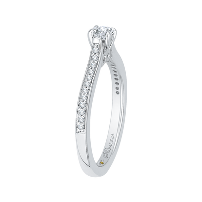 Diamond Engagement Ring in 14K White Gold