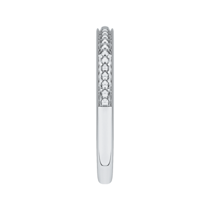 Plain Wedding Band in 14K White Gold