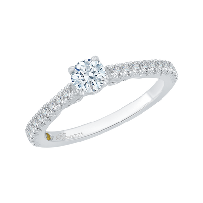 Diamond Engagement Ring in 14K White Gold