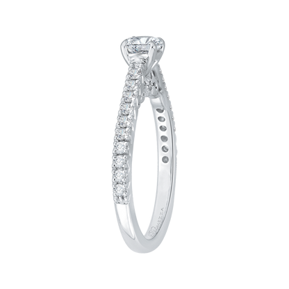 Diamond Engagement Ring in 14K White Gold