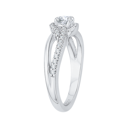 Diamond Engagement Ring in 14K White Gold