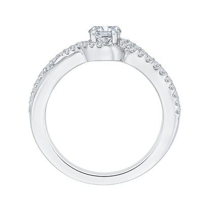 Diamond Engagement Ring in 14K White Gold