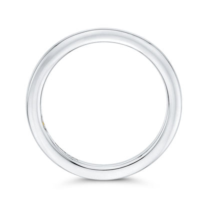 Plain Wedding Band in 14K White Gold
