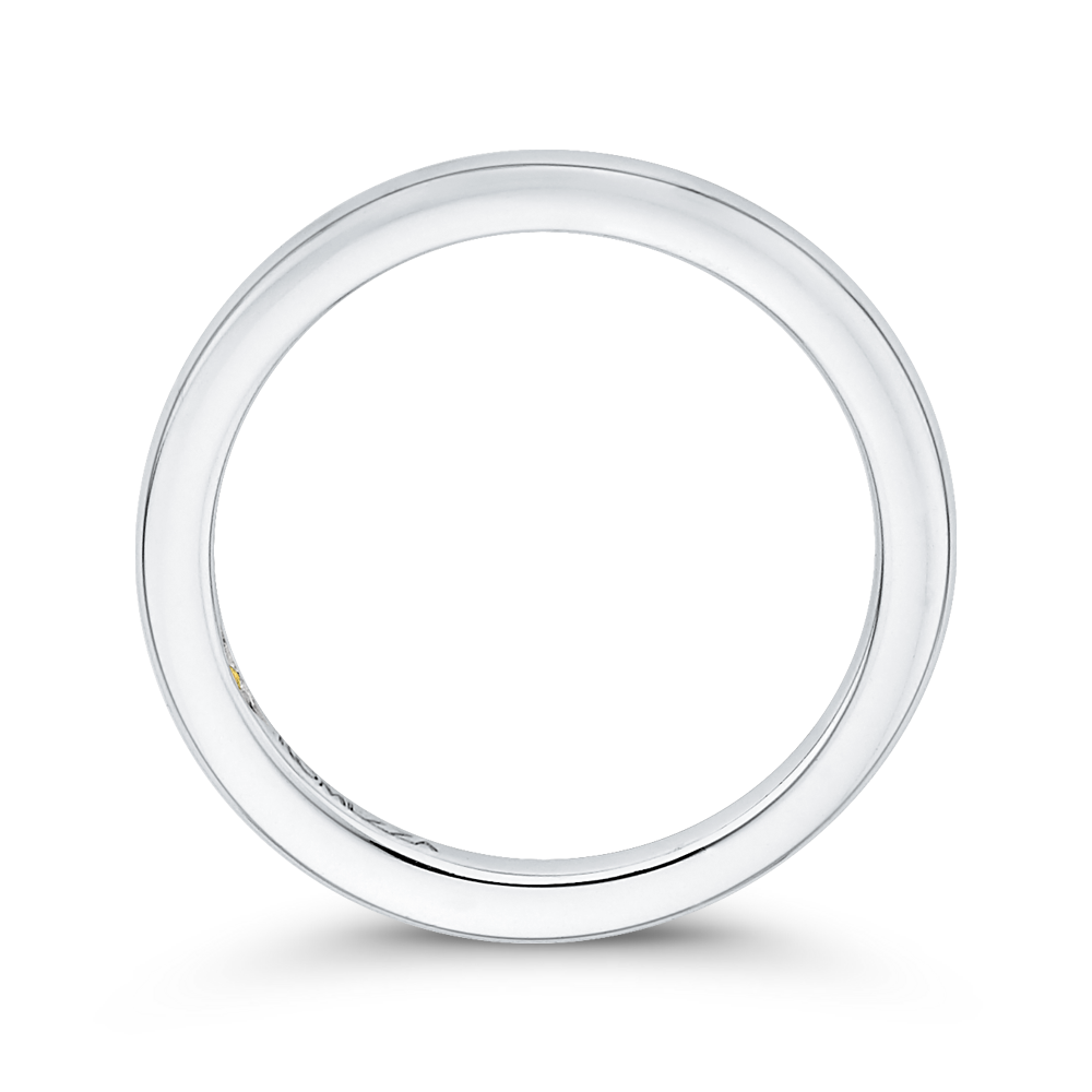 Plain Wedding Band in 14K White Gold