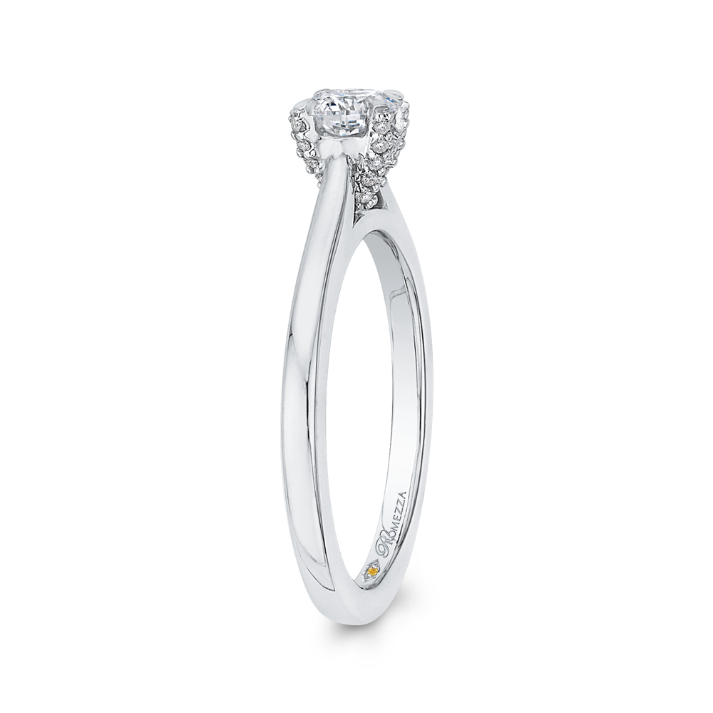 Diamond Engagement Ring in 14K White Gold