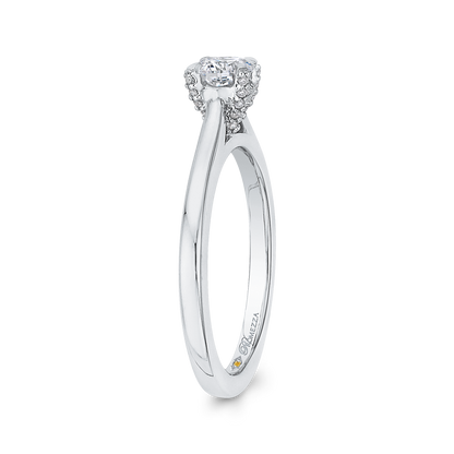 Diamond Engagement Ring in 14K White Gold