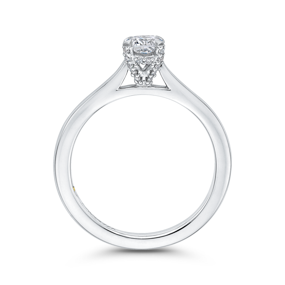 Diamond Engagement Ring in 14K White Gold