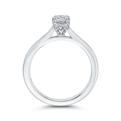 Diamond Engagement Ring in 14K White Gold