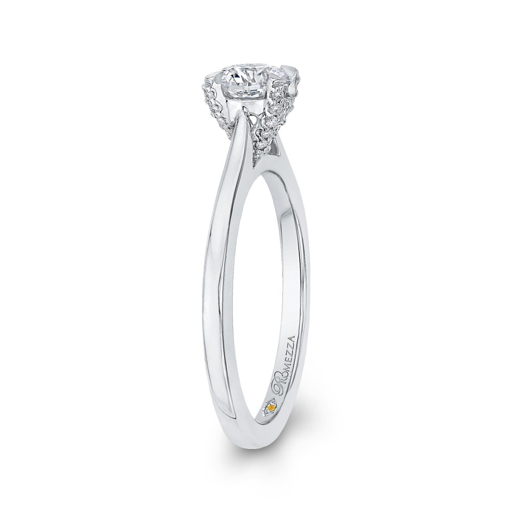 Diamond Engagement Ring in 14K White Gold