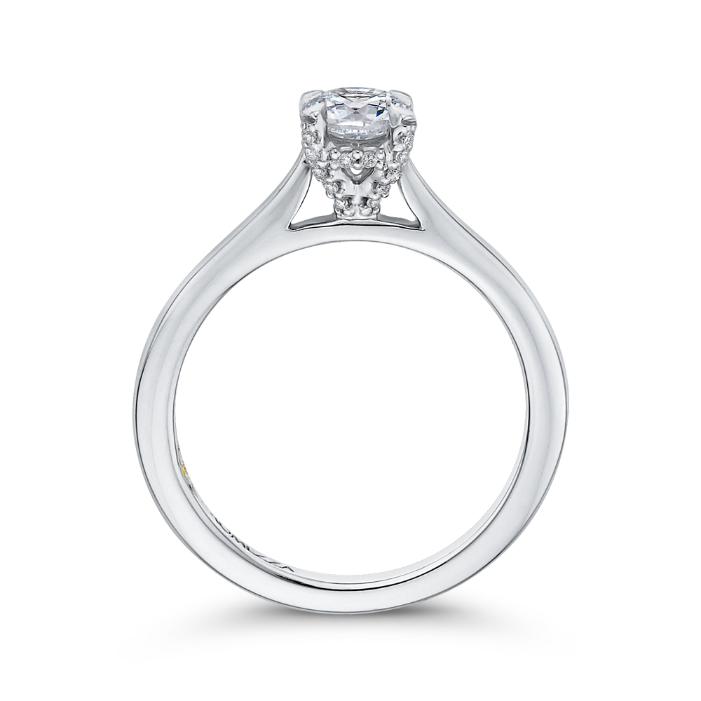 Diamond Engagement Ring in 14K White Gold