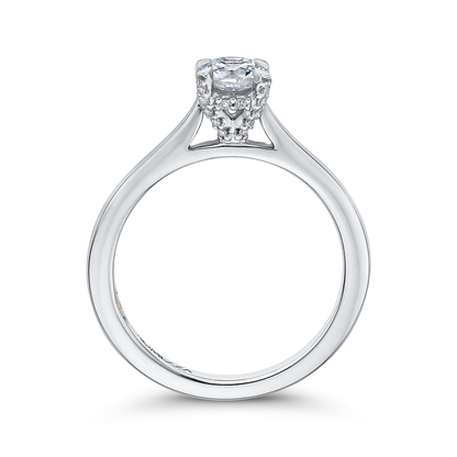 Diamond Engagement Ring in 14K White Gold