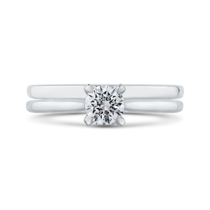 Diamond Engagement Ring in 14K White Gold