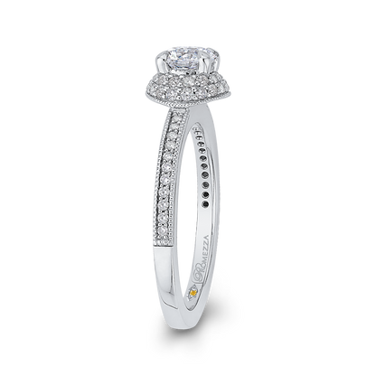 Diamond Engagement Ring in 14K White Gold