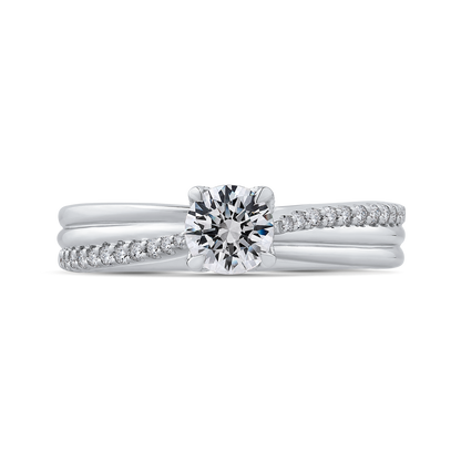 Diamond Engagement Ring in 14K White Gold