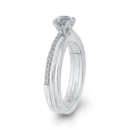 Diamond Engagement Ring in 14K White Gold