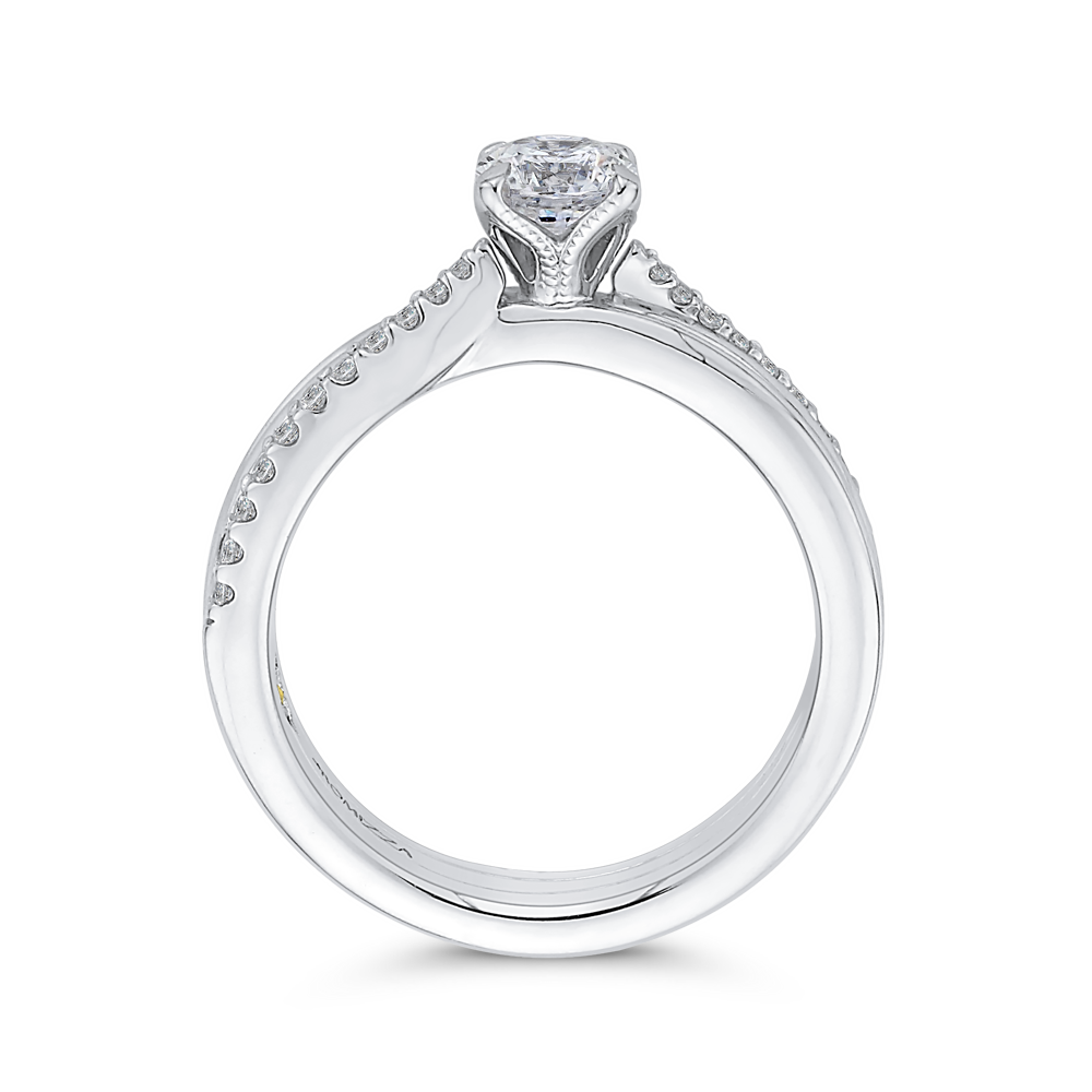 Diamond Engagement Ring in 14K White Gold