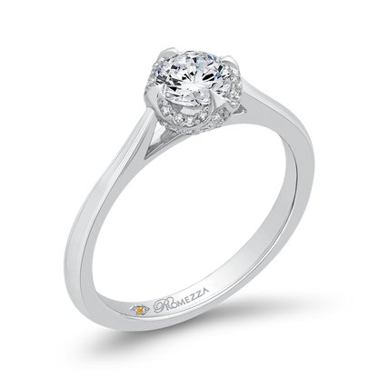 Diamond Engagement Ring in 14K White Gold