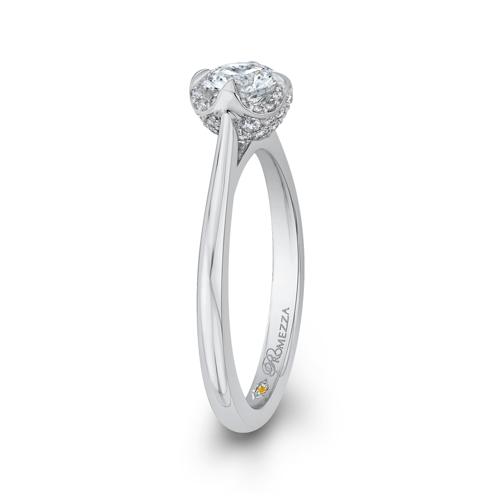 Diamond Engagement Ring in 14K White Gold