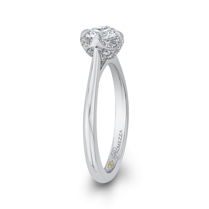 Diamond Engagement Ring in 14K White Gold