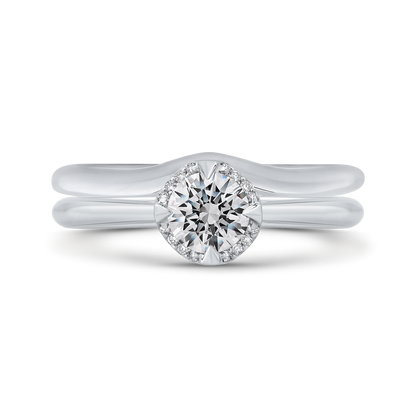 Diamond Engagement Ring in 14K White Gold