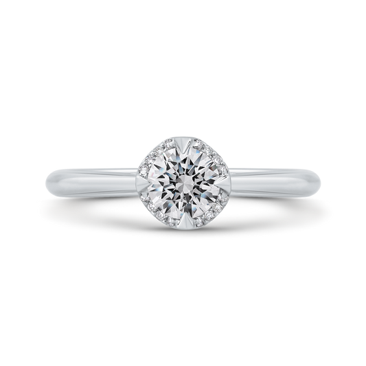 Diamond Engagement Ring in 14K White Gold