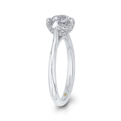 Diamond Engagement Ring in 14K White Gold