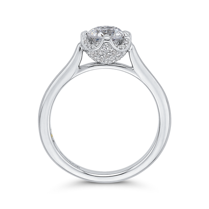 Diamond Engagement Ring in 14K White Gold