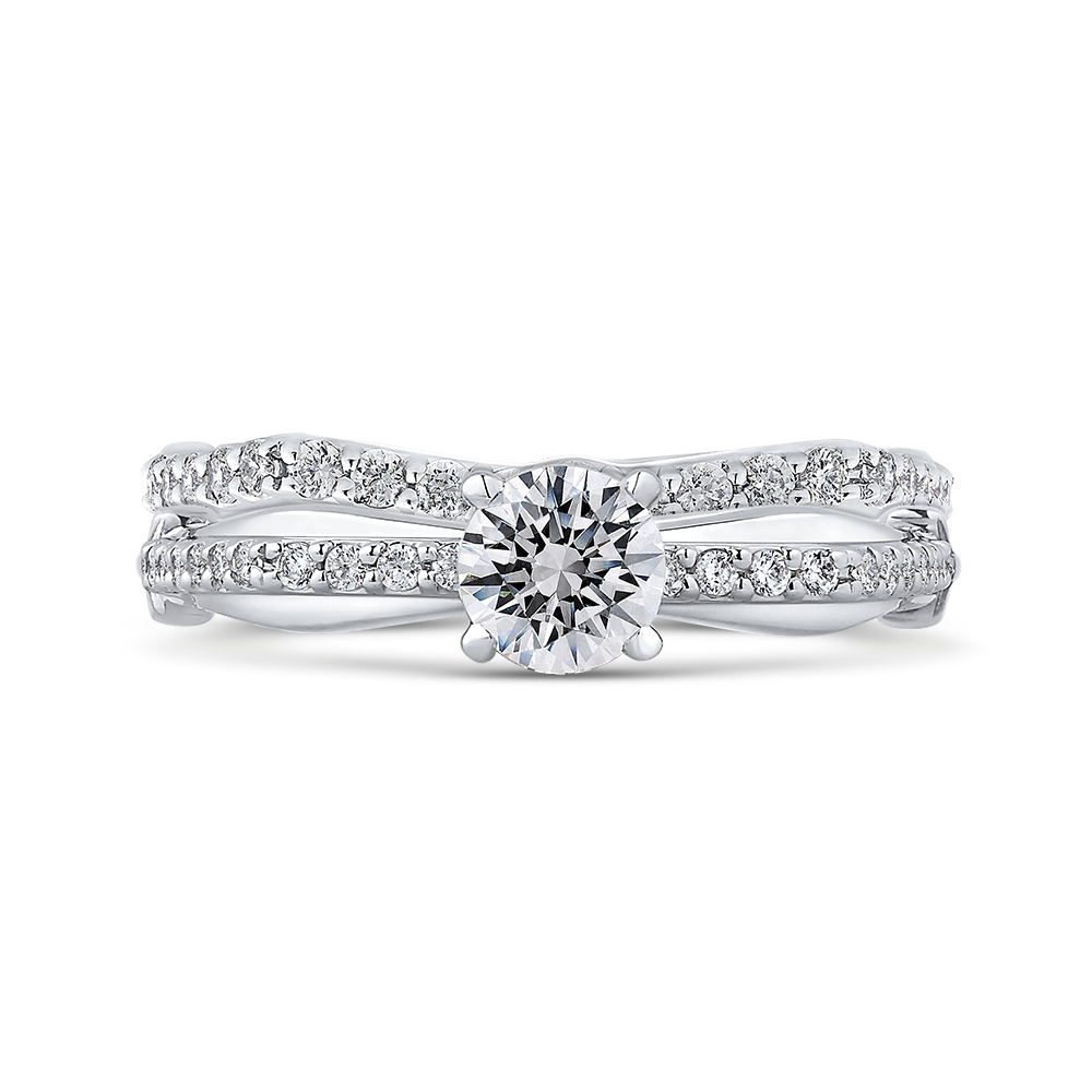 Diamond Engagement Ring in 14K White Gold