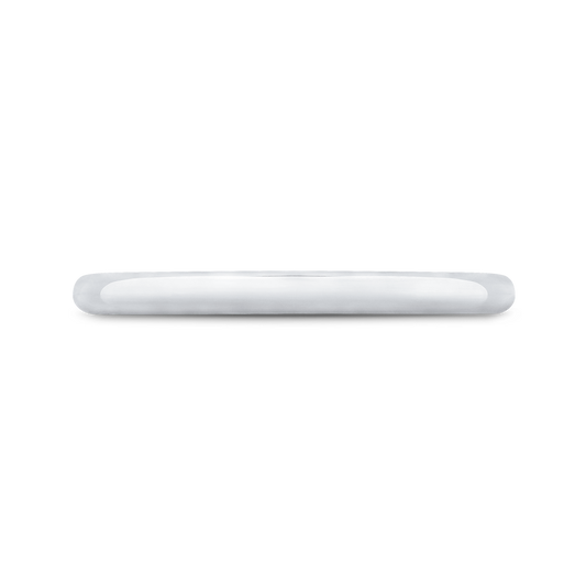 Plain Wedding Band in 14K White Gold