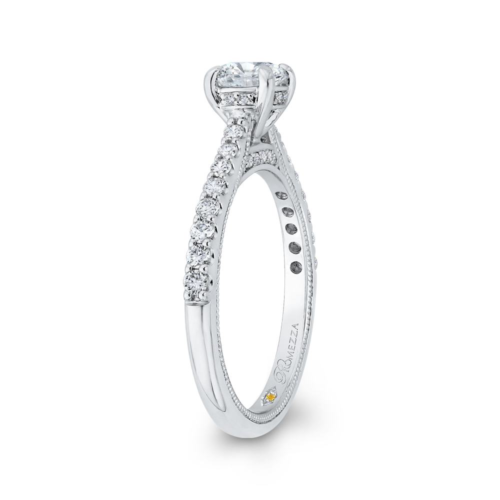 Diamond Engagement Ring in 14K White Gold