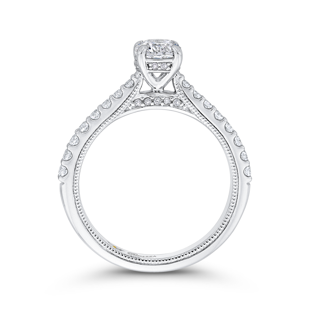 Diamond Engagement Ring in 14K White Gold