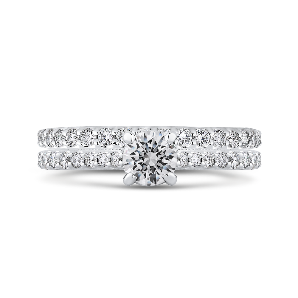 Diamond Engagement Ring in 14K White Gold