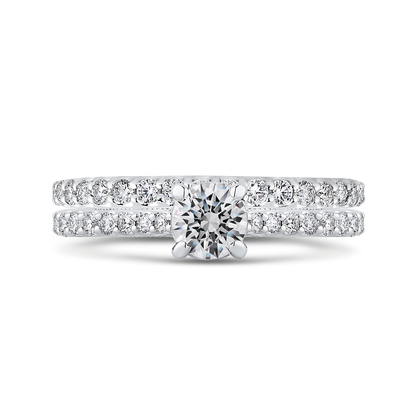 Diamond Engagement Ring in 14K White Gold