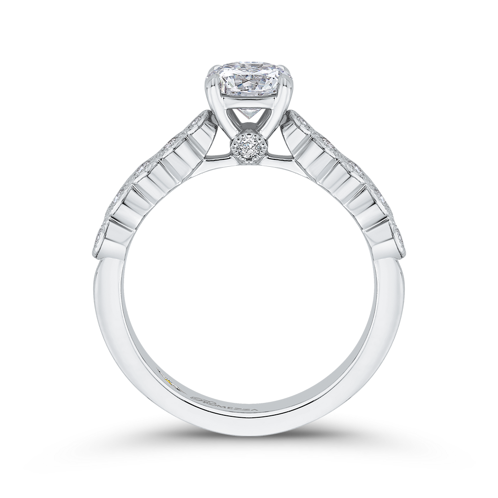 Diamond Engagement Ring in 14K White Gold