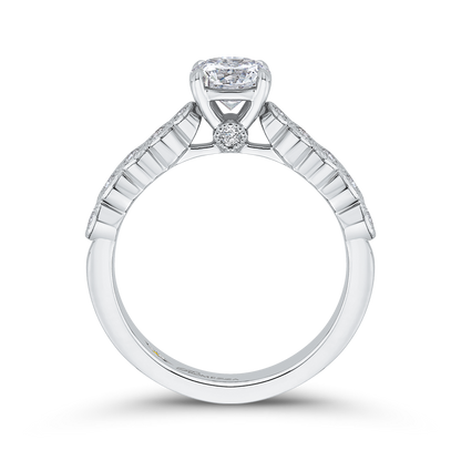 Diamond Engagement Ring in 14K White Gold