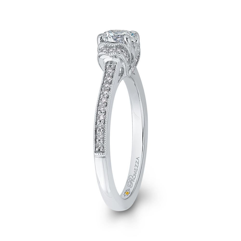 Diamond Engagement Ring in 14K White Gold