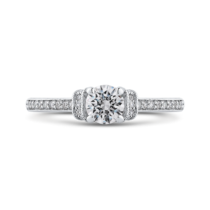 Diamond Engagement Ring in 14K White Gold